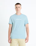 FETHEART BABY BLUE SS TSHIRT - Celio lebanon