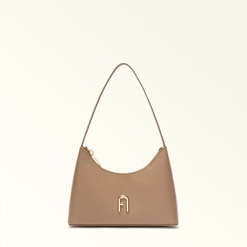 Furla Diamante S Shoulder  Bag In Leather