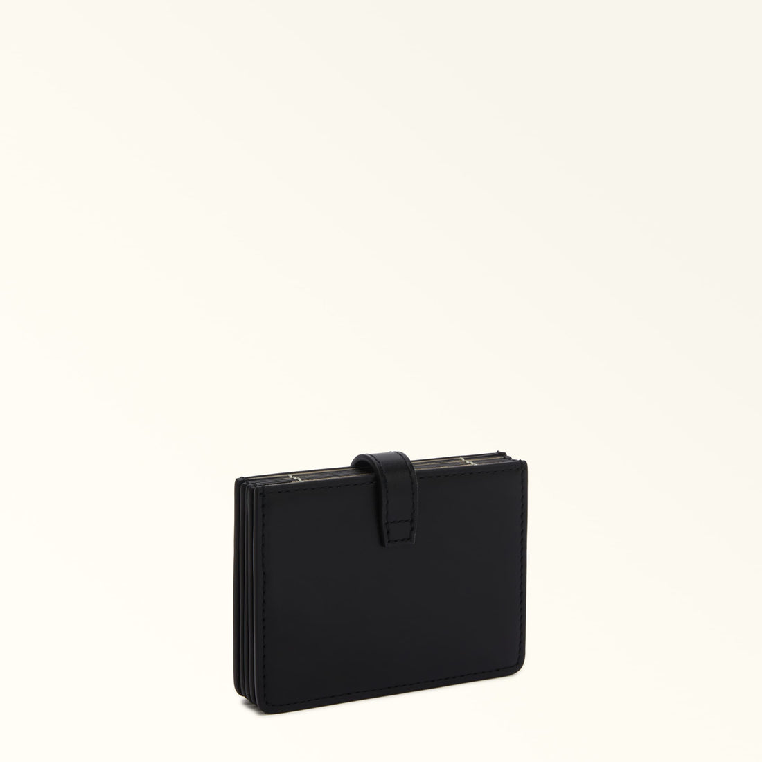 Card Case Furla Sfera Nero+Panna Int.