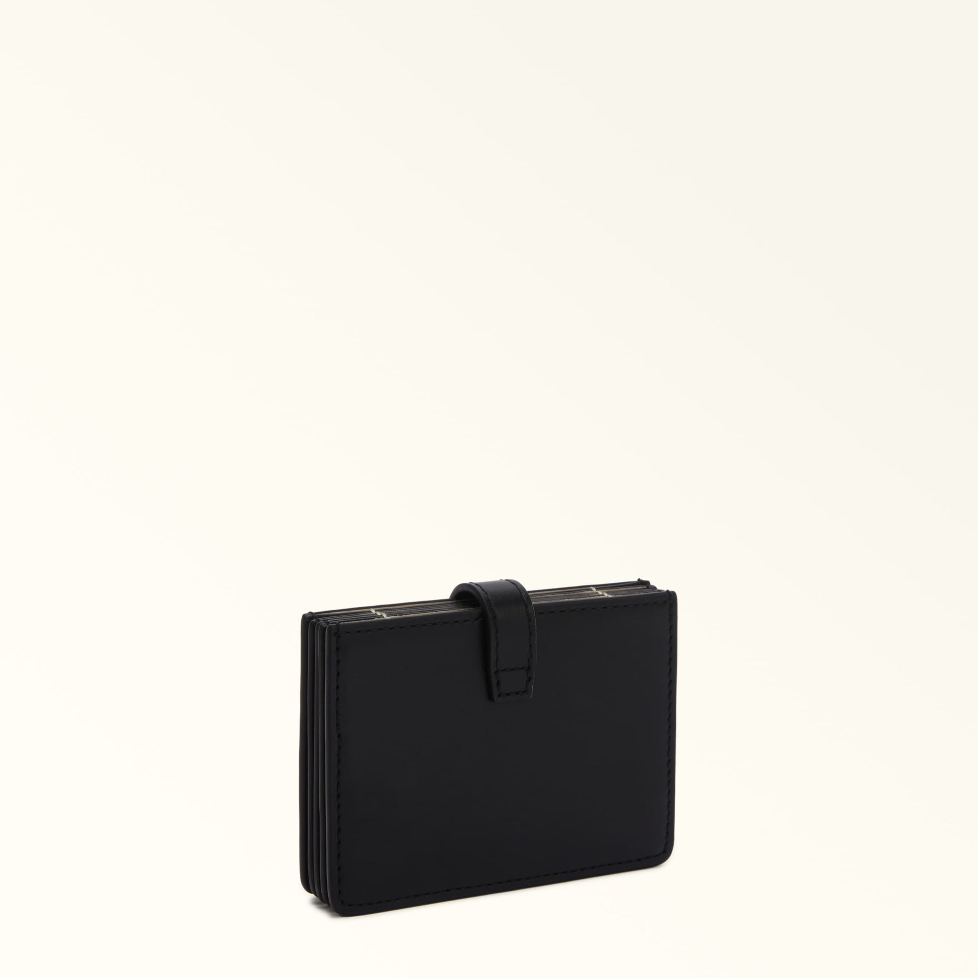 Card Case Furla Sfera Nero+Panna Int.