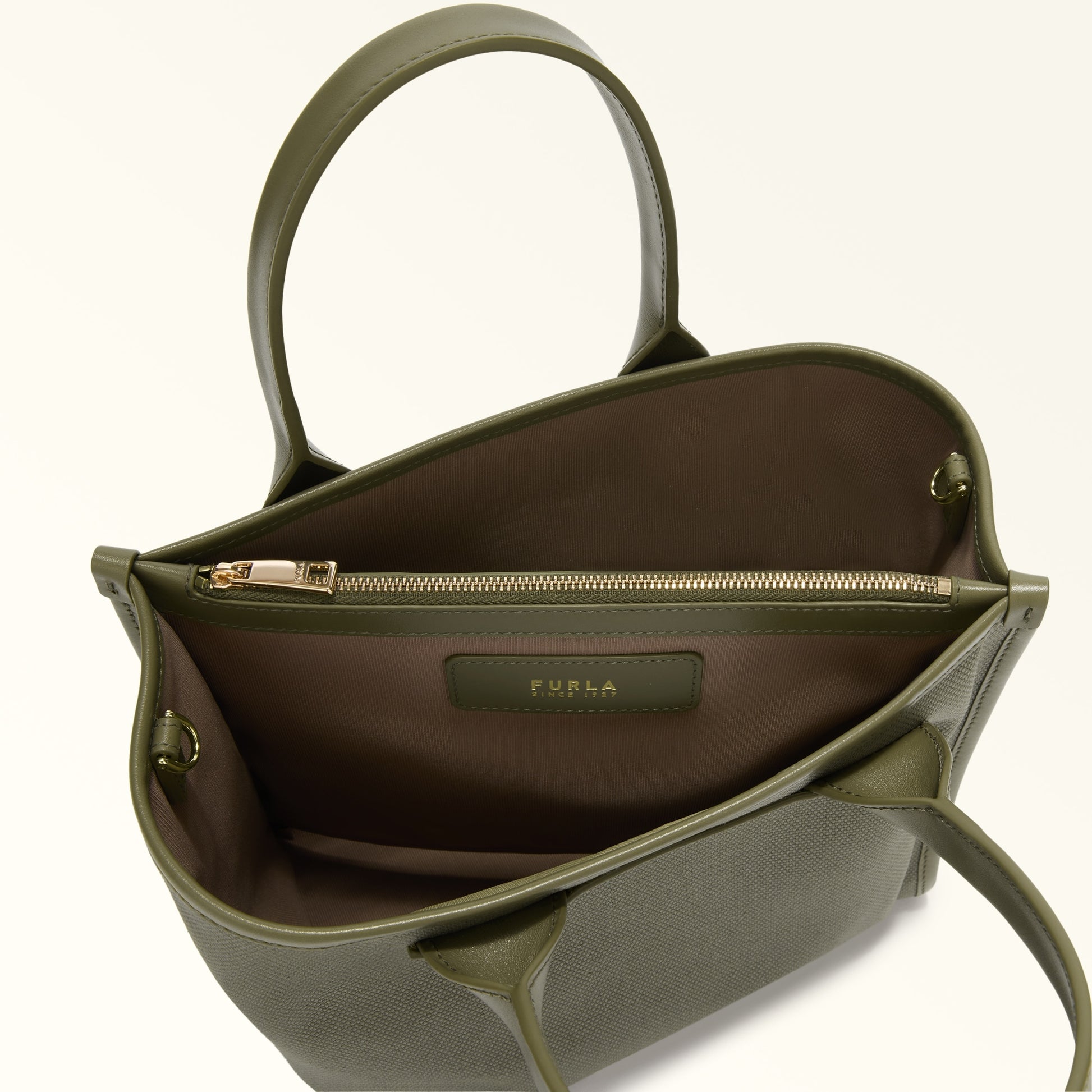 Furla Divide It S Tote in Green - Bags 