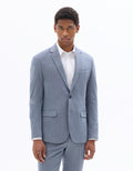 Slim Fit Stretch Blue Suit Jacket Celio