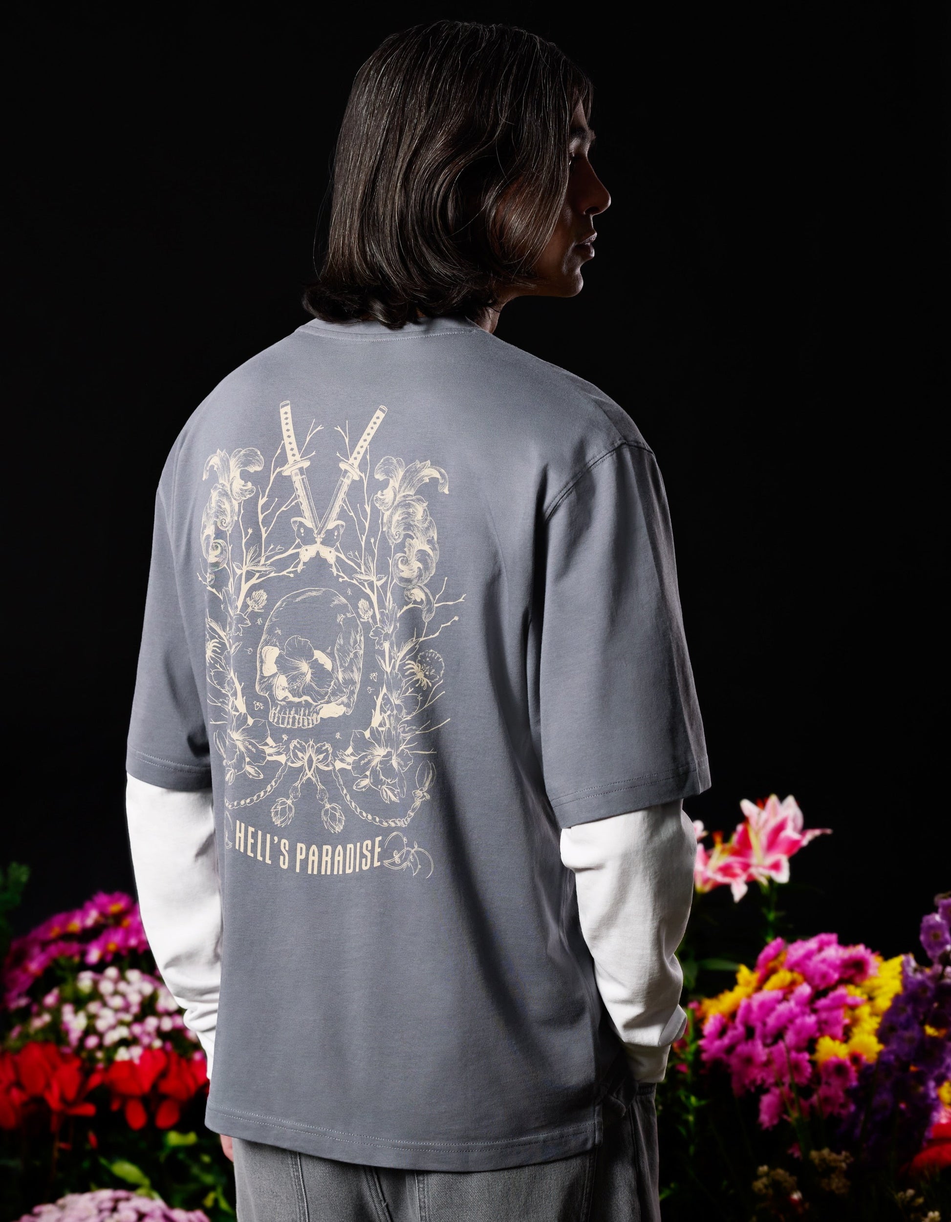 Hell's Paradise - Grey T-shirt Celio