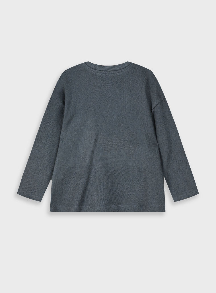 Children's Anthracite Blouse For Boy