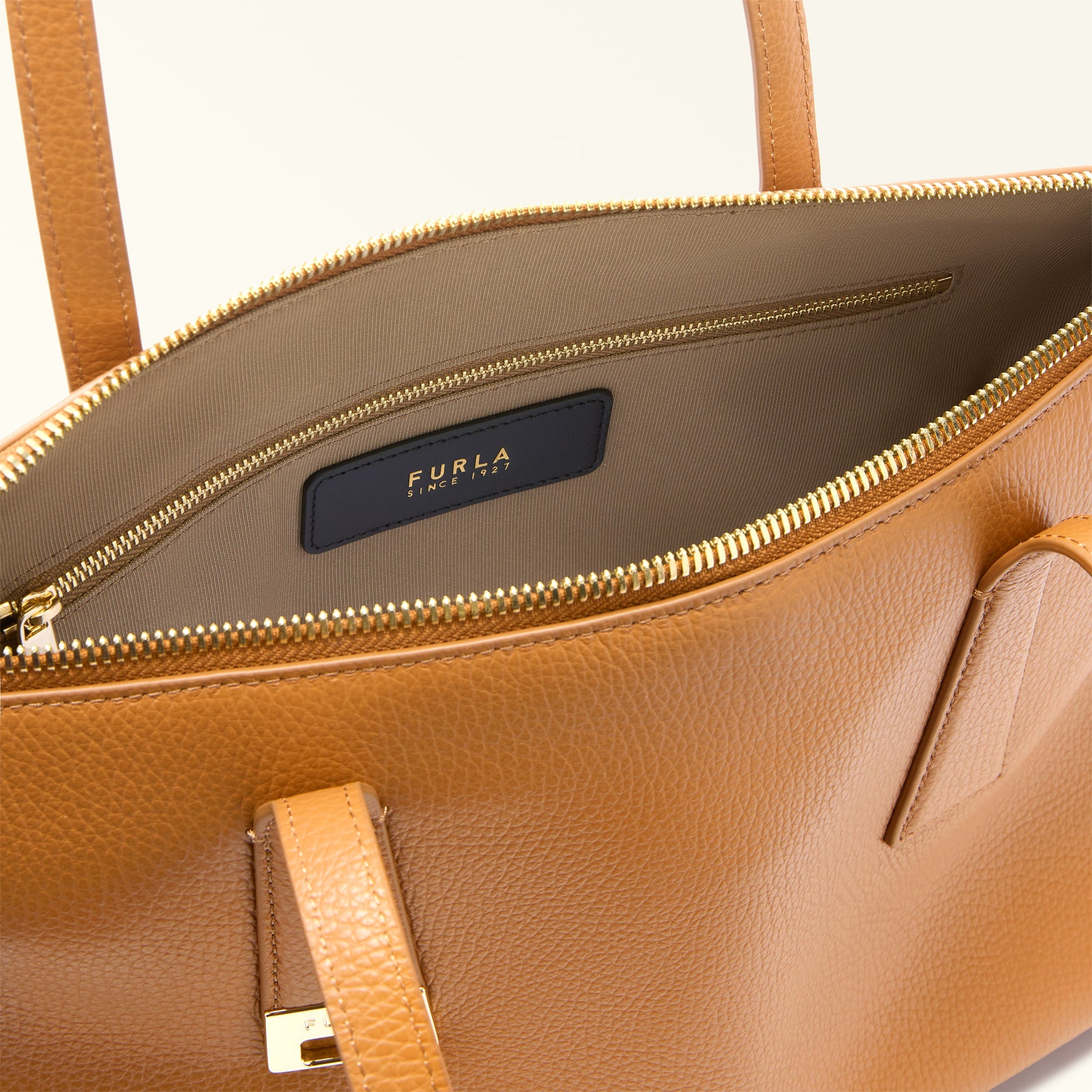 Furla Olivia M Tote in Brown - Bags 