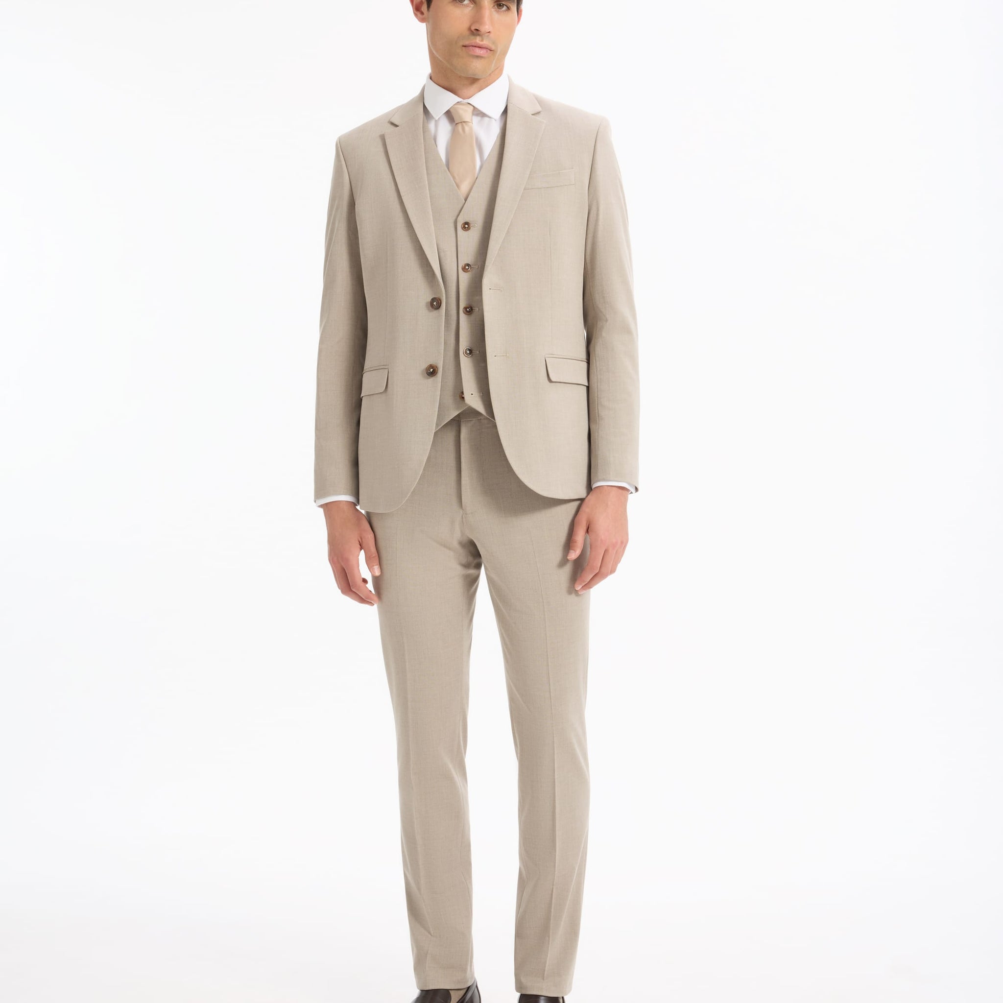 light beige suit jacket