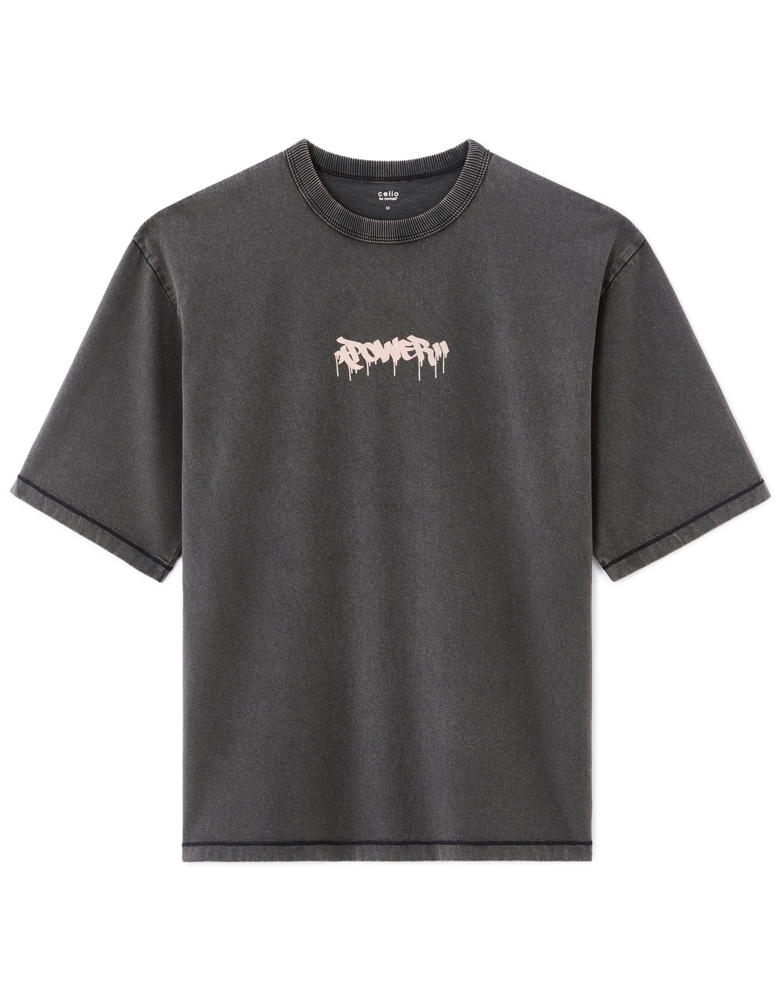 Black Short Sleeves Tshirt - Celio Lebanon