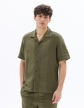 Regular Fit 100% Cotton Jacquard Short-Sleeve Shirt Celio