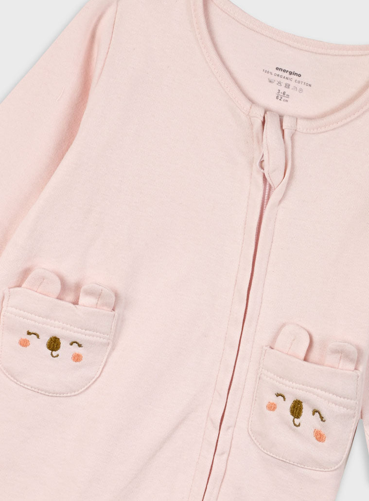 Romper for baby girls -organic cotton Energiers
