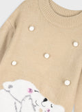 Children's Offwhite Dress For Girl