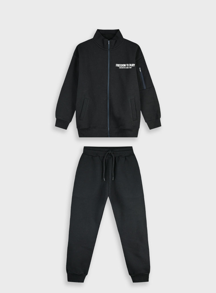 Boy Tracksuit - Black