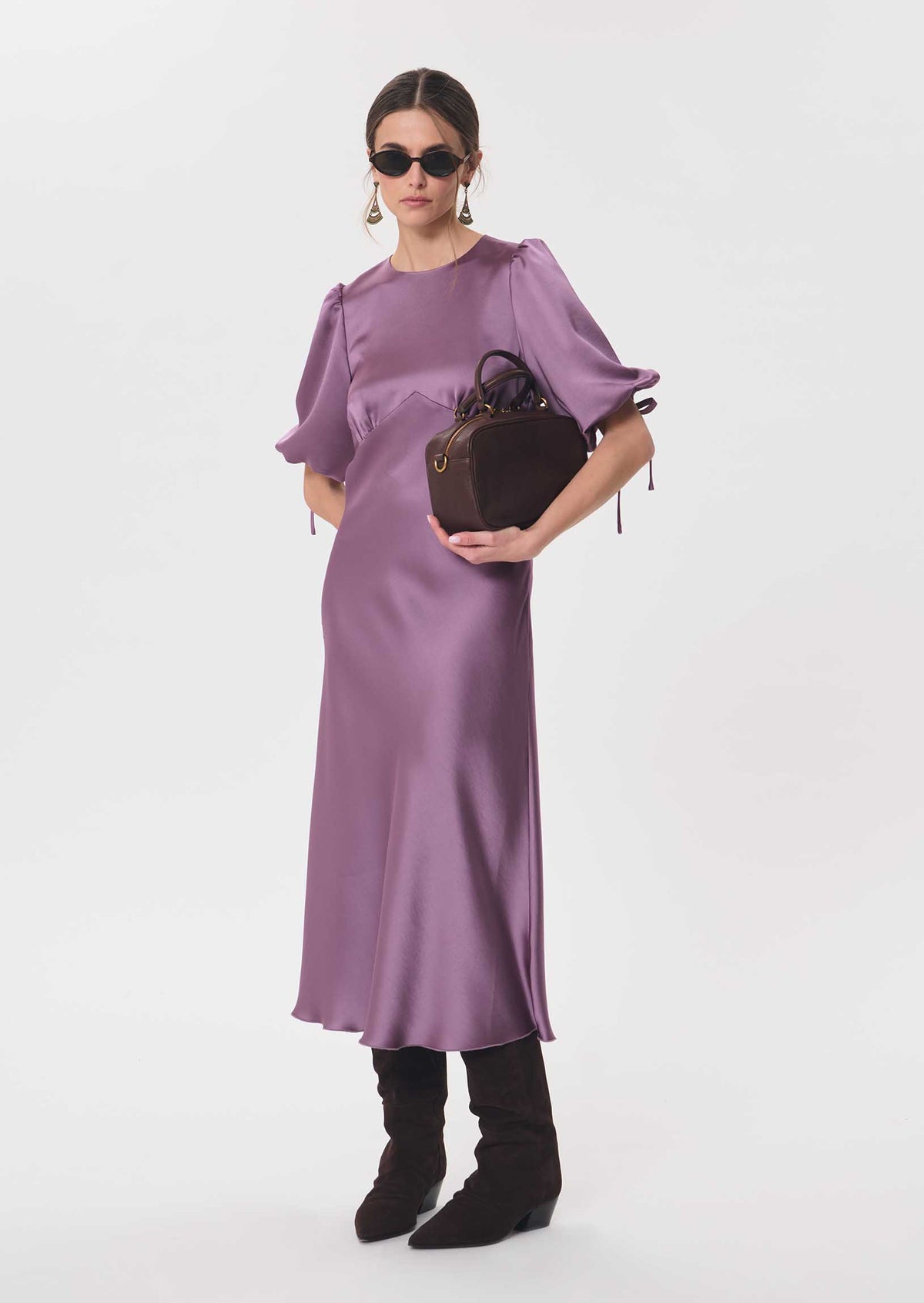 Rimina dress in purple by Tara Jarmon