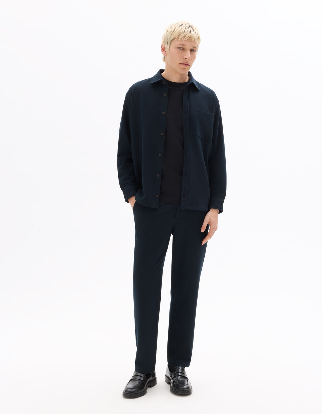 Navy Overshirt for Men