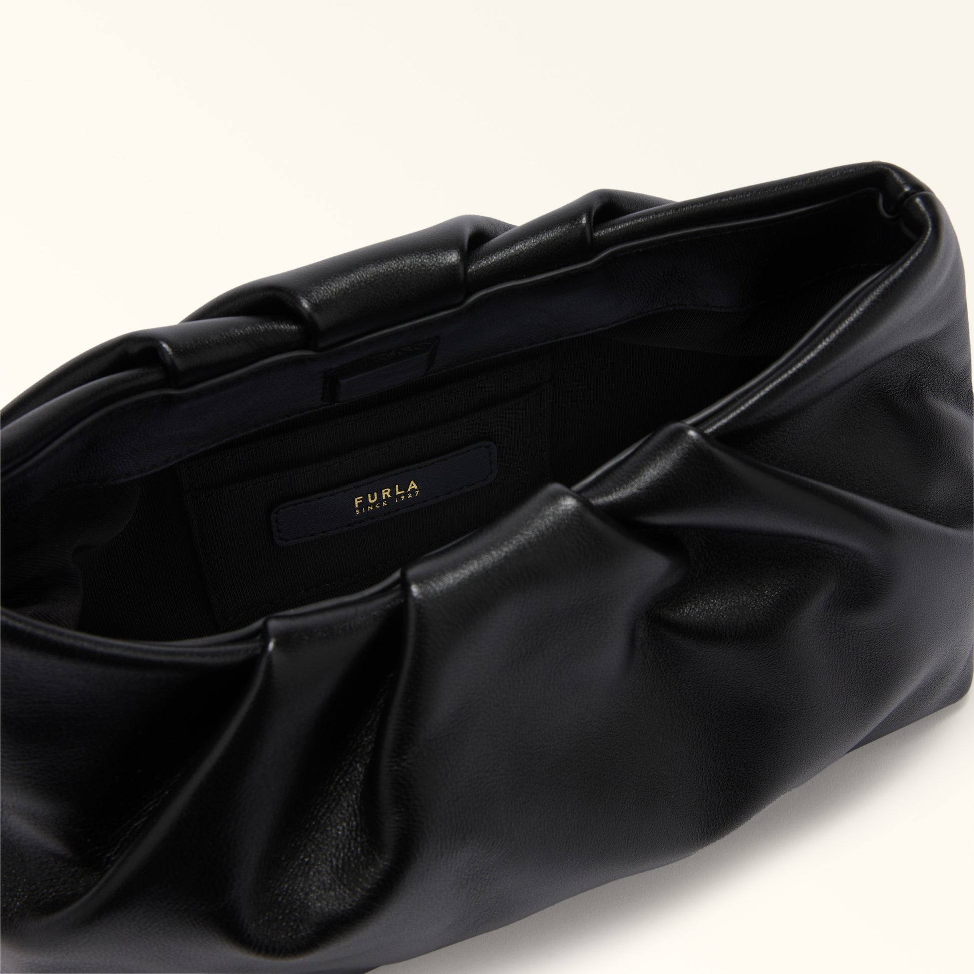 Furla Delia Mini Clutch in Black - Bags 