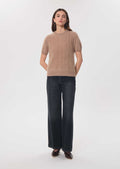 Pamela sweater in camel wool by Tara Jarmon