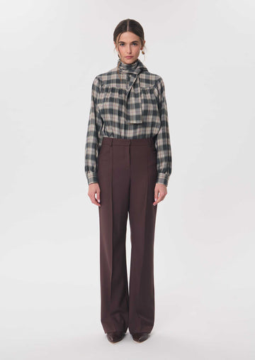 Premier trousers in brown by Tara Jarmon