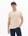 Beige Clay Short sleeves TShirt for men