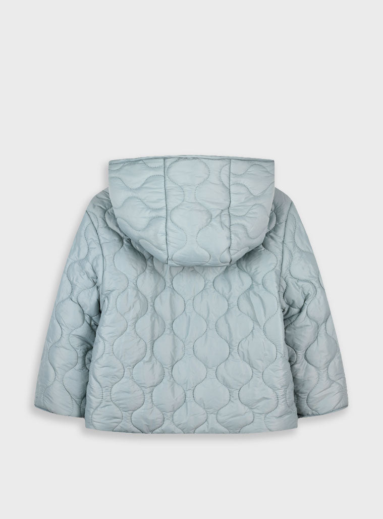 Children's Green Jacket Double Face For Girl