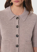Genny cardigan in hazel wool by Tara Jarmon