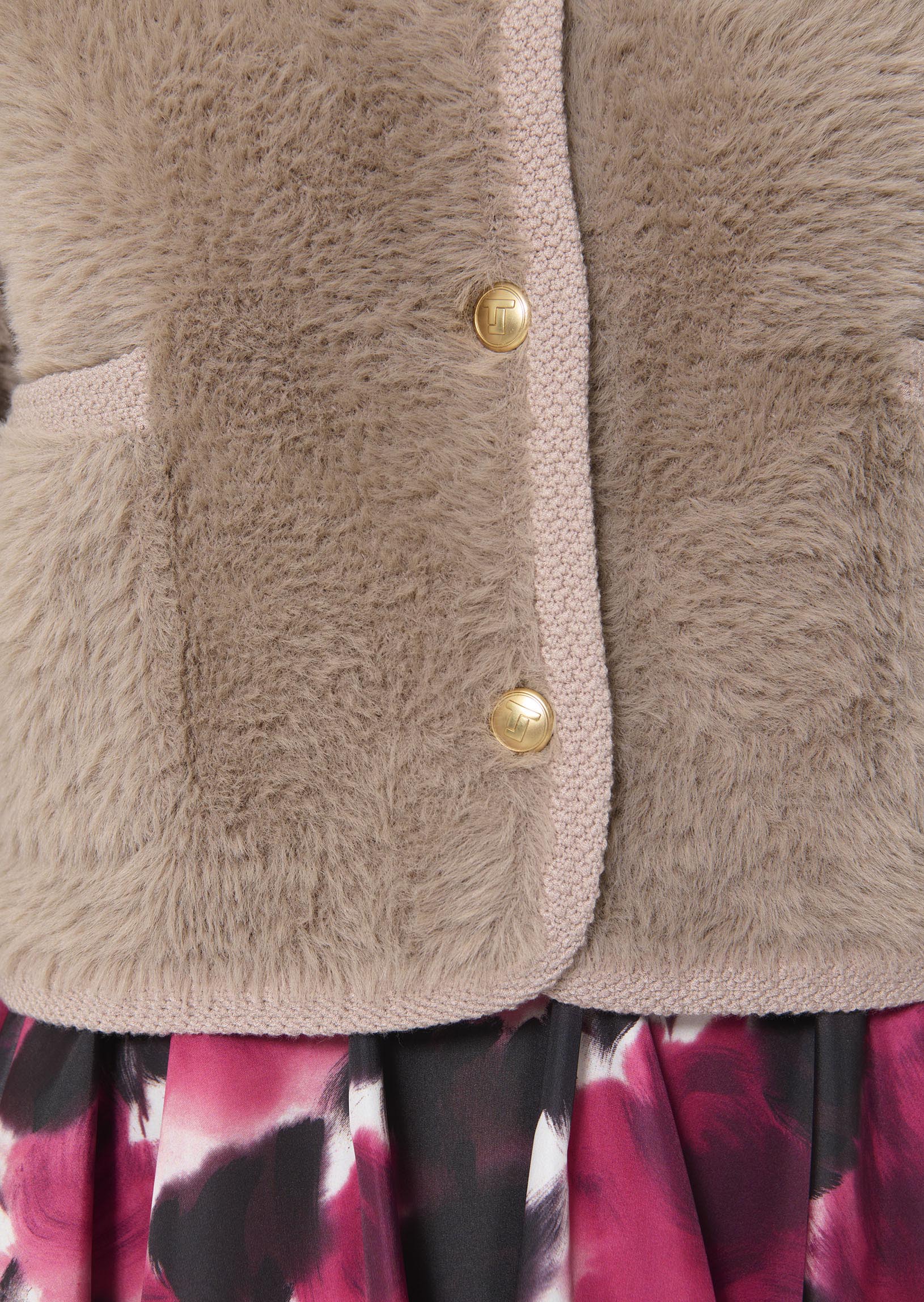 Gatsby  taupe vest for women