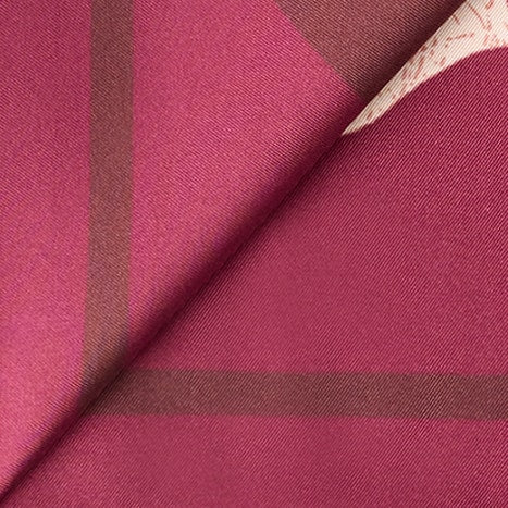 Furla Tortona Carre' 90X90 in Pink - Scarves 