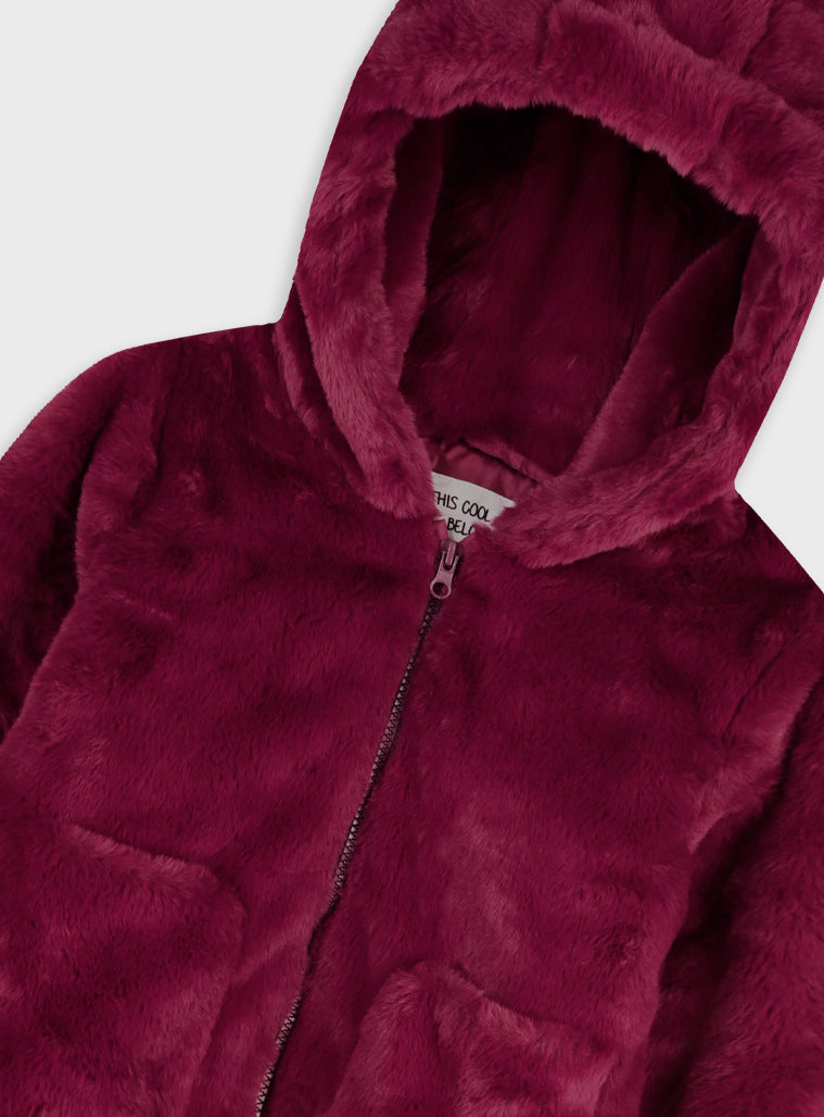 Girl Outdoor Clothing - Burgundy