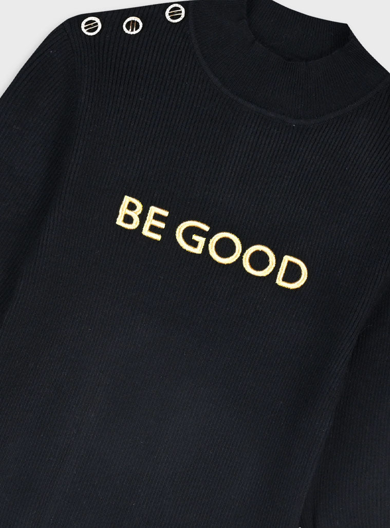 Children's Black Blouse For Girl