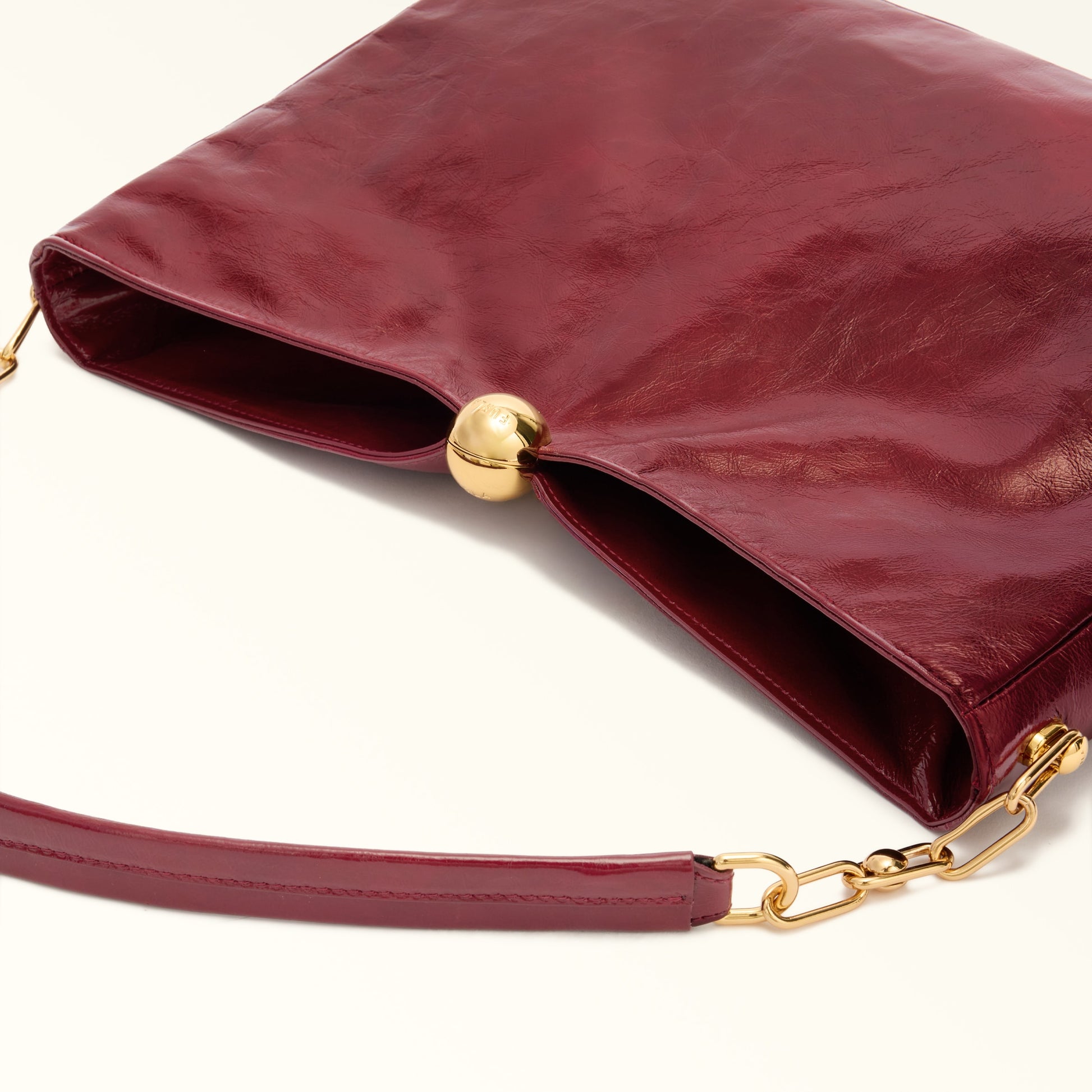 Furla Sfera Soft L Shoulder  Bag In Leather