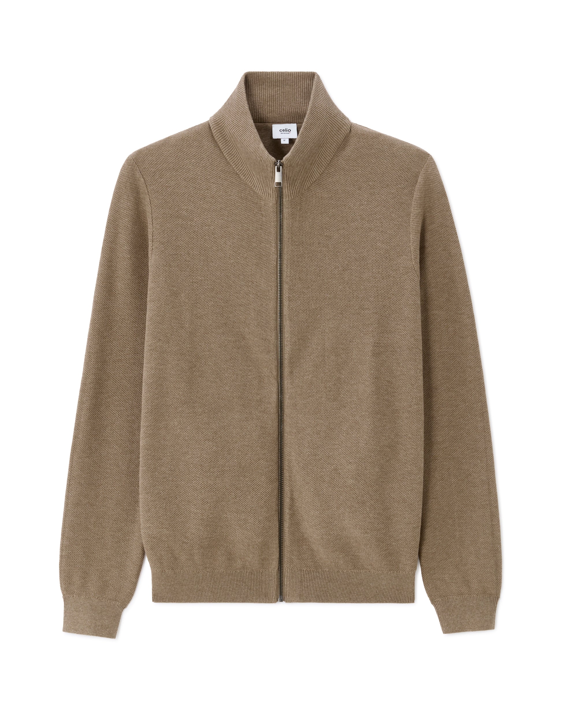 Beige Humus Cardigan - Celio Lebanon