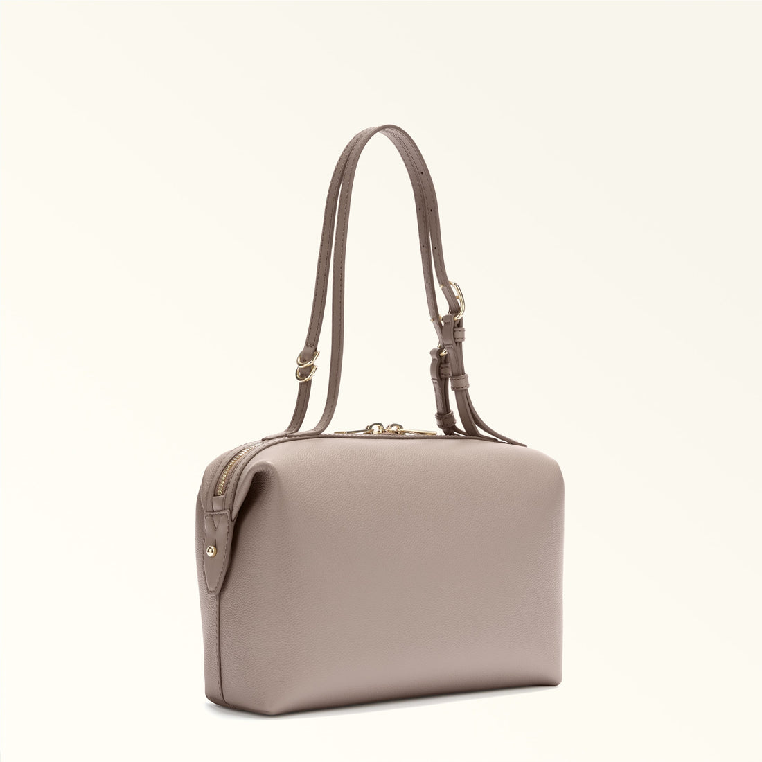 Furla Double S Boston  Bag In Leather