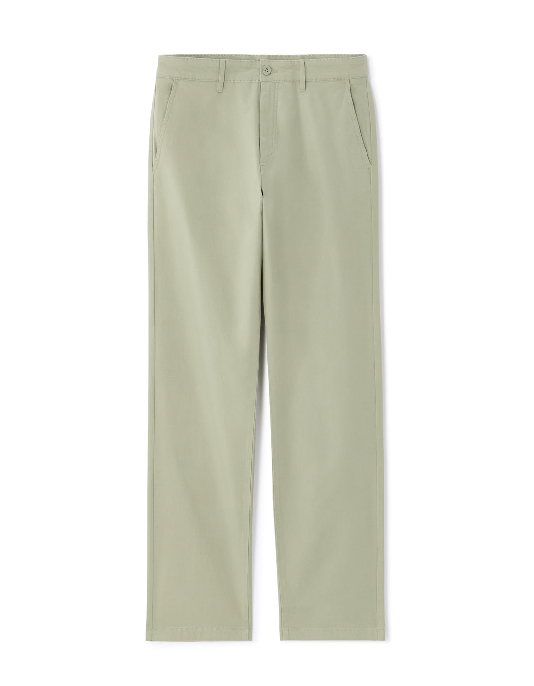 Straight Fit Stretch Cotton Chino Pants - Regular Length Celio