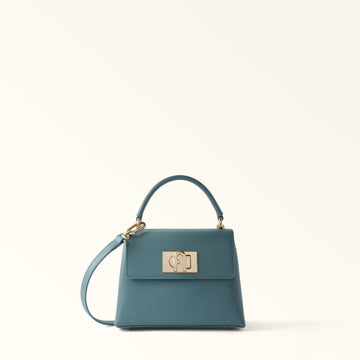 Furla 1927 Mini Top Handle in Blue - Bags 