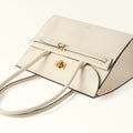 Furla Greta L Tote in White - Bags 