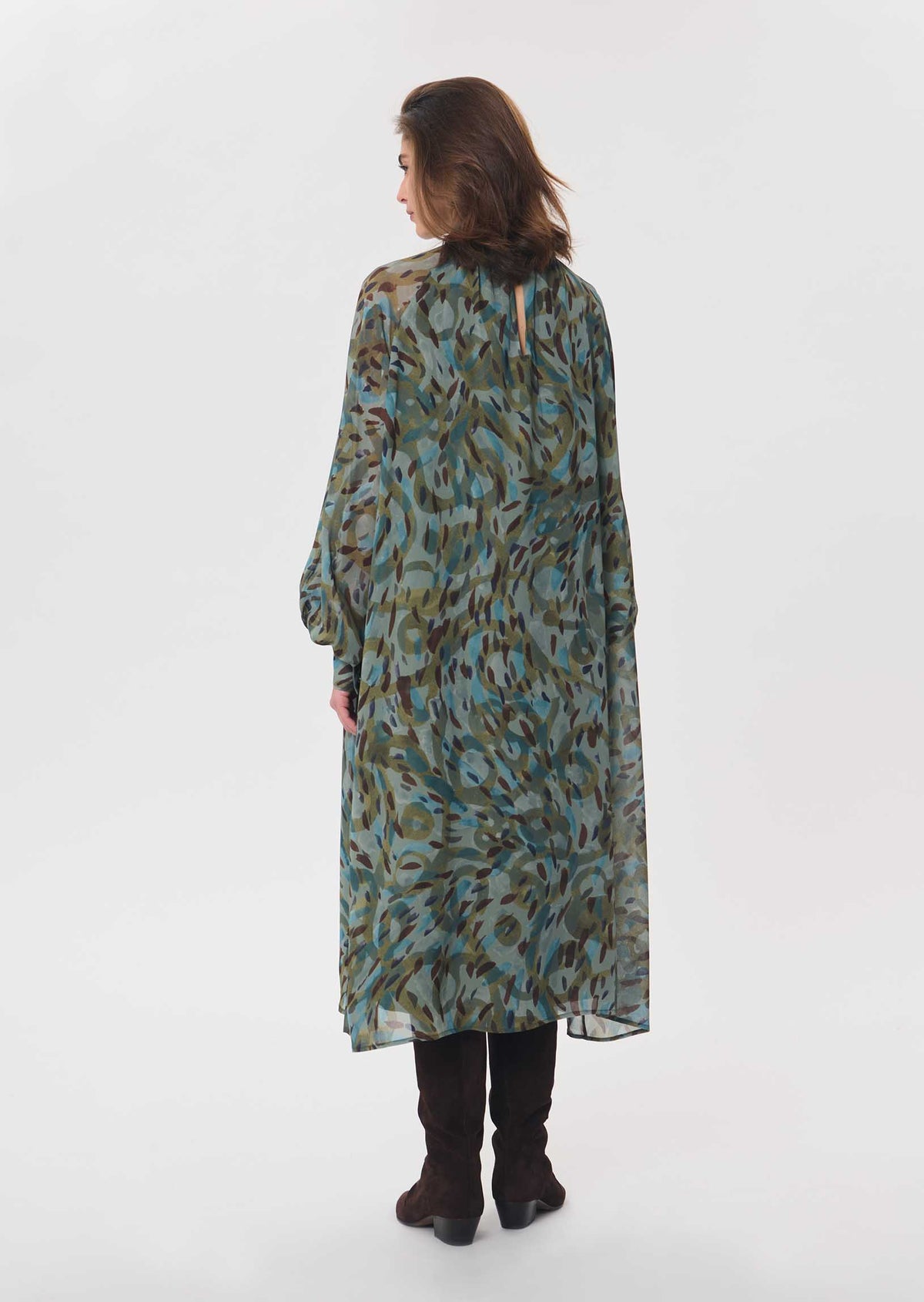 Rizzo dress in green by Tara Jarmon