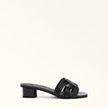Furla Cilindro Mule Sandal T.50 in Black - Shoes 
