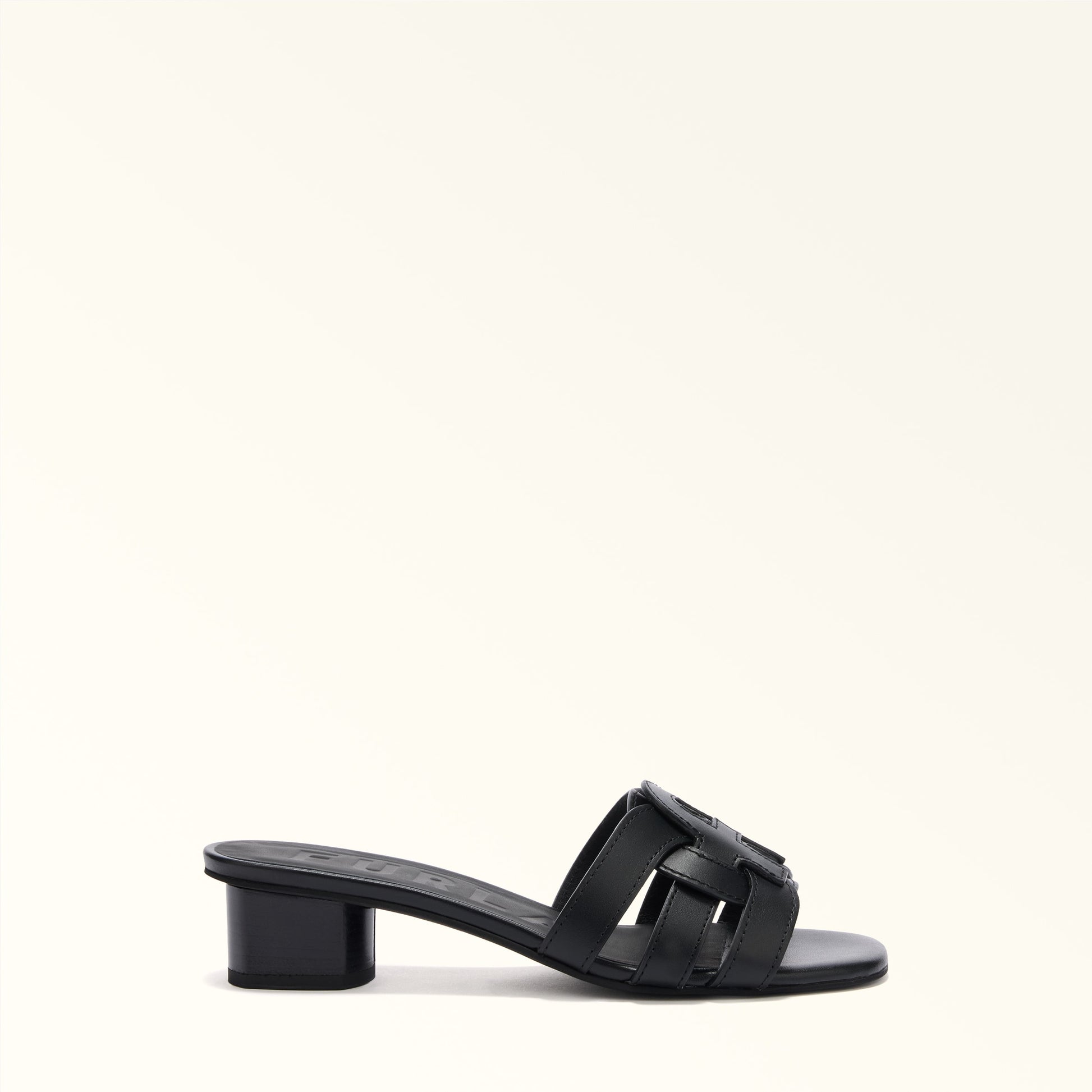 Furla Cilindro Mule Sandal T.50 in Black - Shoes 