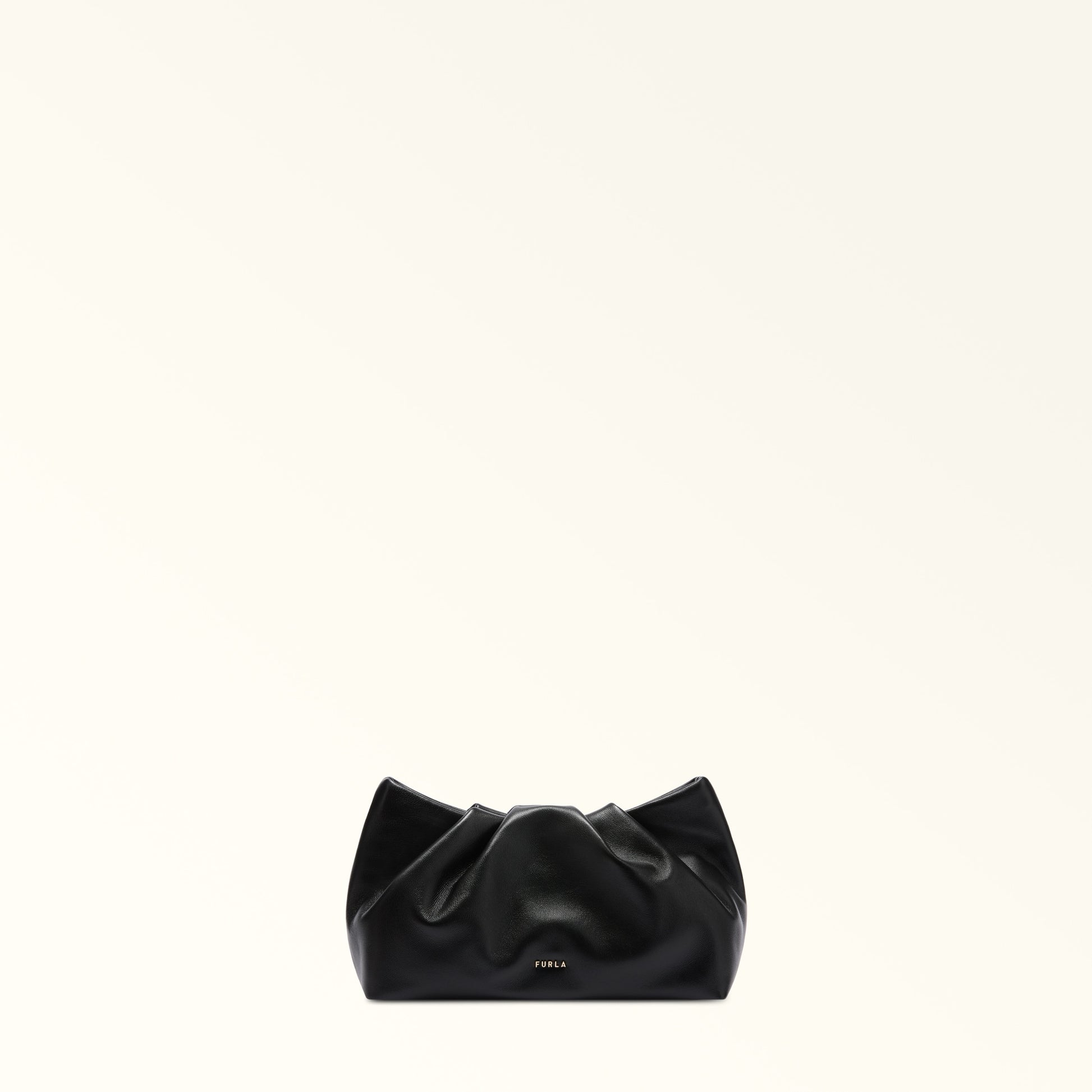 Furla Delia Mini Clutch in Black - Bags 
