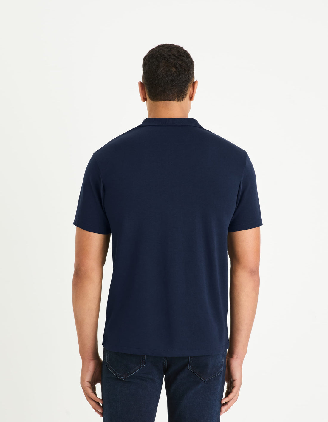 navy Short sleeves Polo