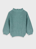 Children's Green Blouse Knitwear For Girl