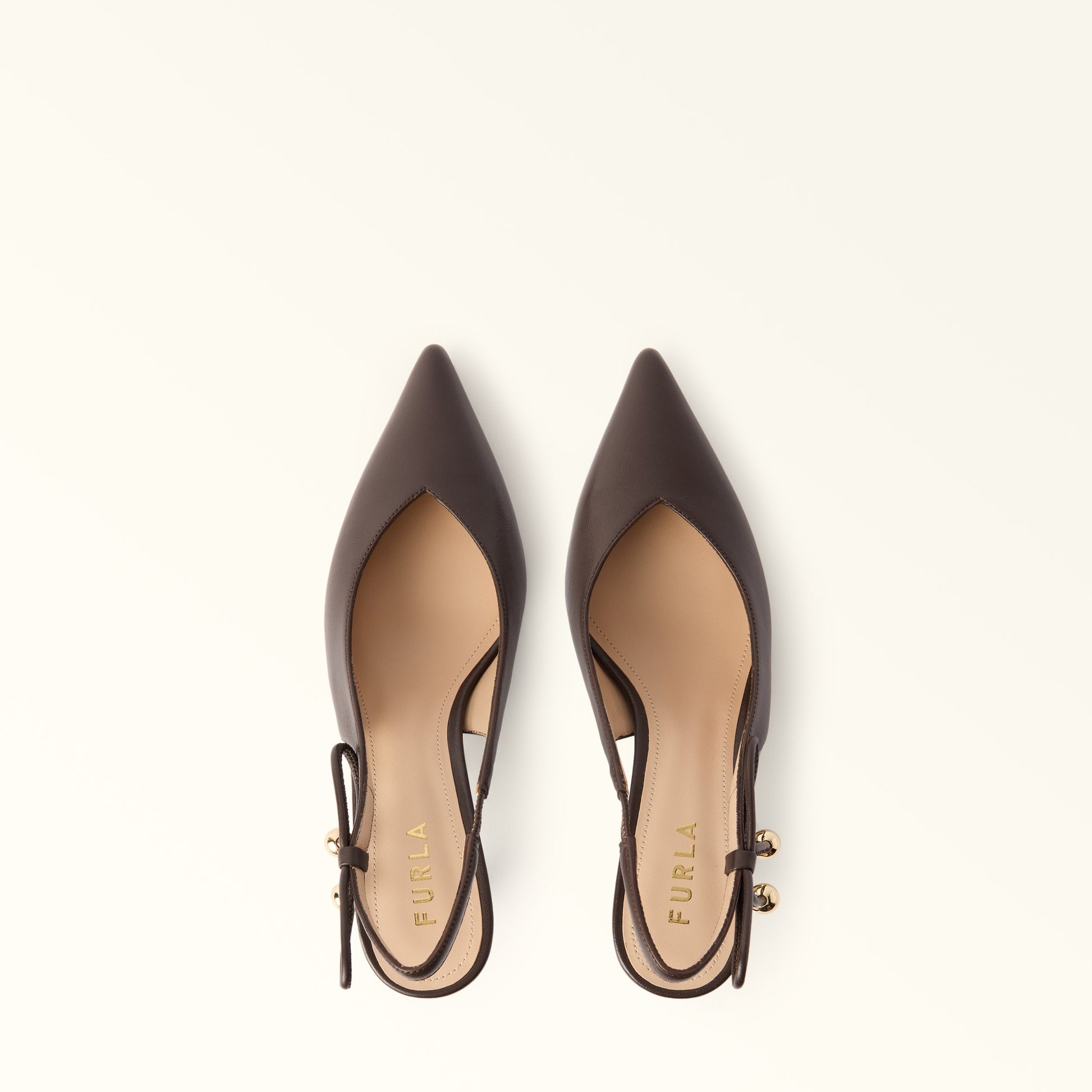 Furla Poppy Slingback T.50 in Brown - Shoes 