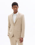 Celio Men's Slim Fit Bi-Stretch Suit Jacket - Beige