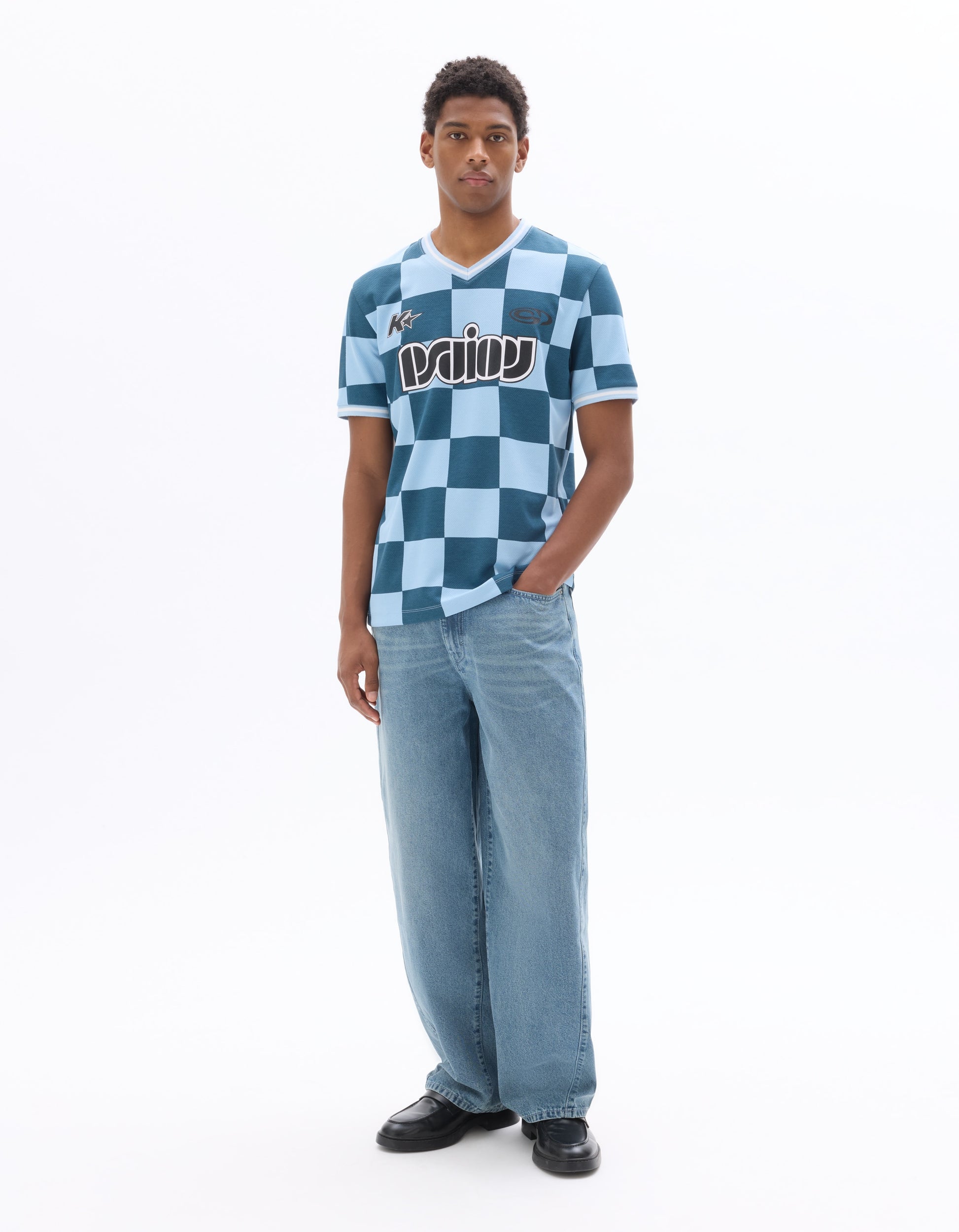 Celio Oversized football jersey - Blue