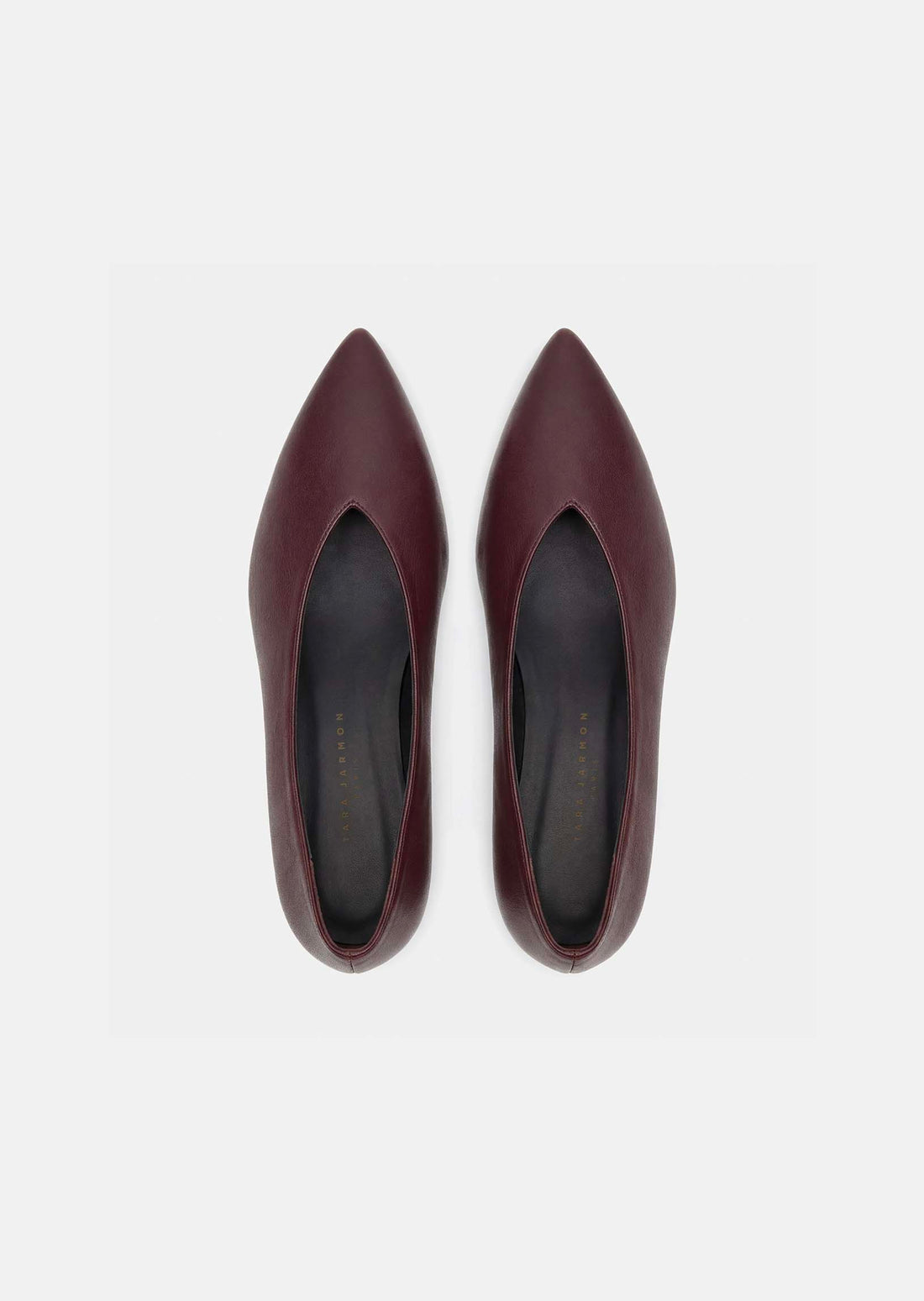 Khate pumps in brown leather by Tara Jarmon