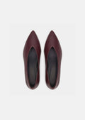 Khate pumps in brown leather by Tara Jarmon