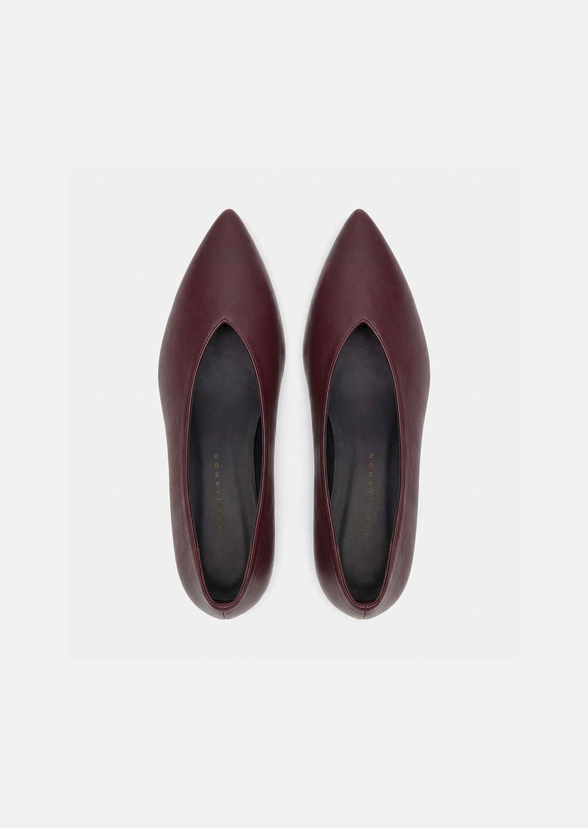 Khate pumps in brown leather by Tara Jarmon