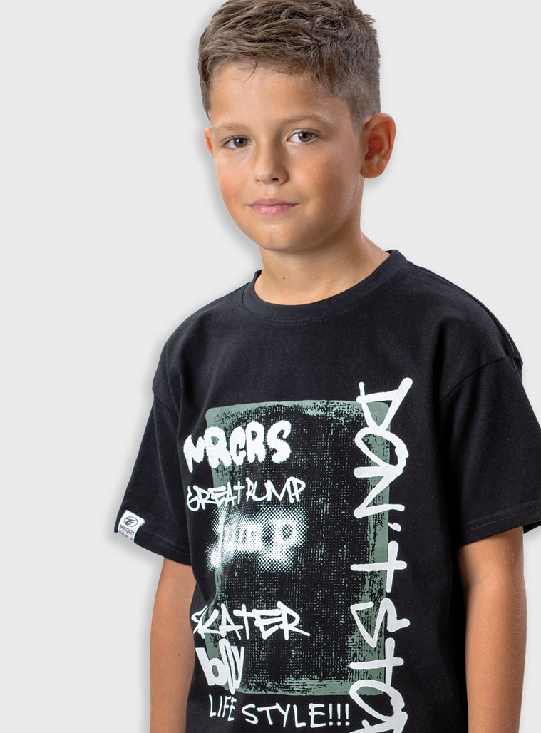 Black Blouse for Boys
