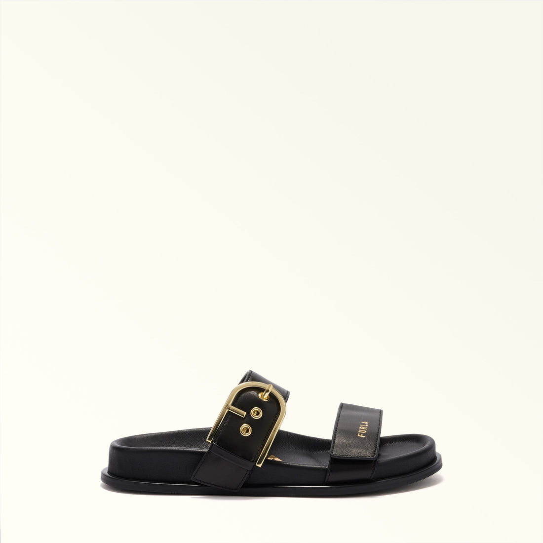 Furla Solea Sandal T.10 in Black - Shoes 