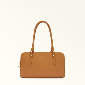 Furla Giulia M Boston  Bag In Leather