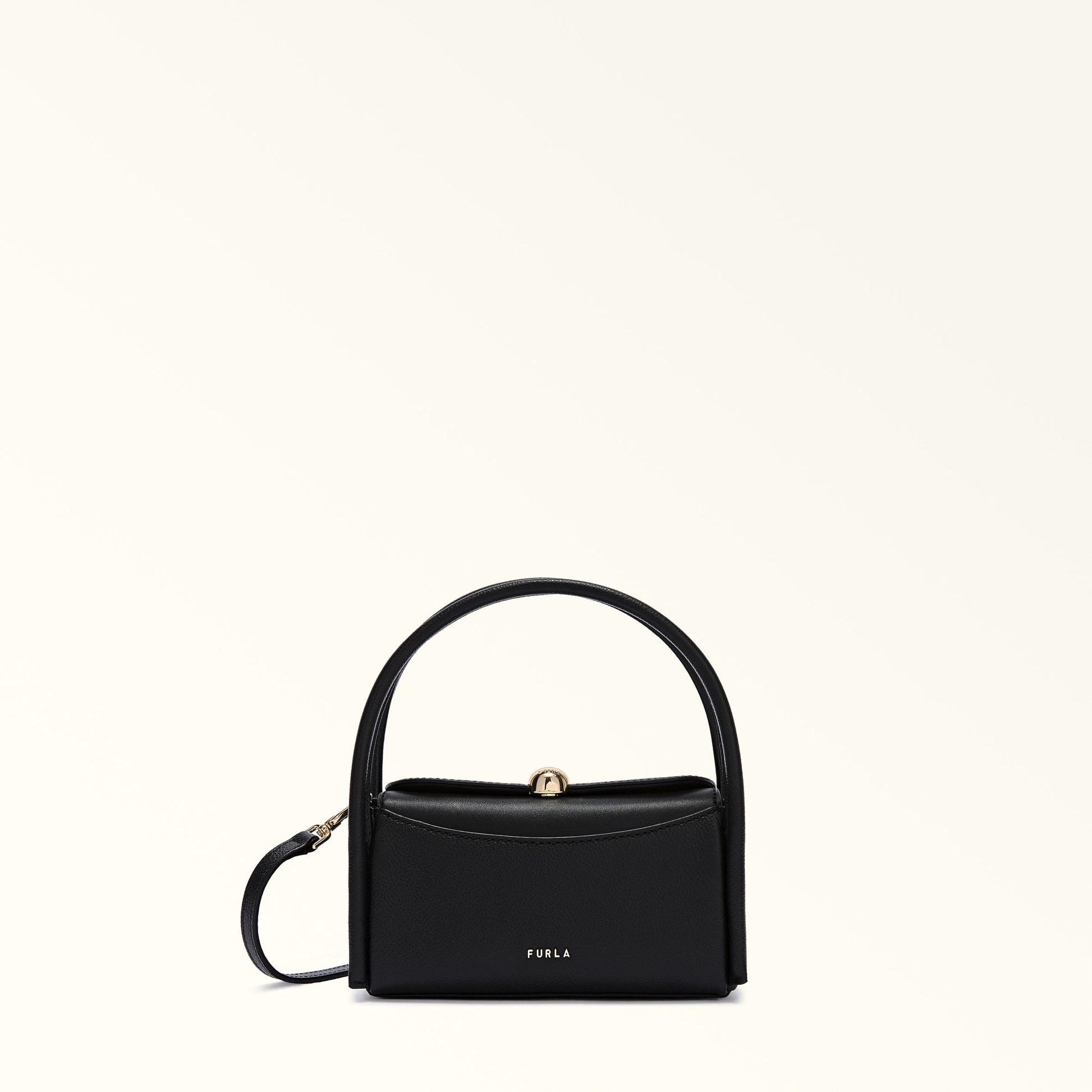 Furla Nicole L Boston  Bag In Leather