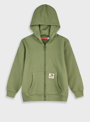 Cotton Boy Cardigan - Khaki